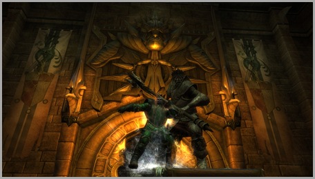 ... dancing on the ceiling.... well at least a statue